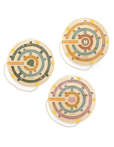 Labyrinthe magnétique rond en bois - Trixie