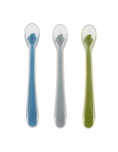 Cuillères d'alimentation pour bébé 3- pack - Mr. Shark - Trixie