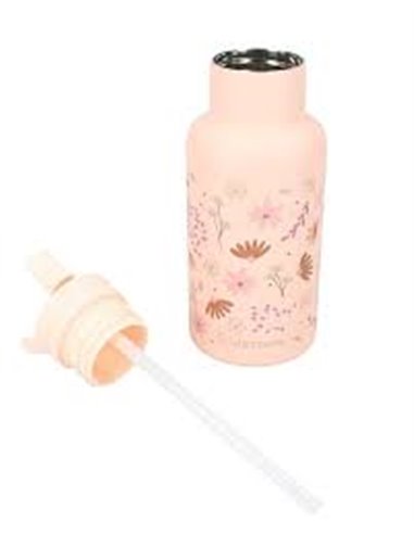 Gourde fleurs rose 350ml
