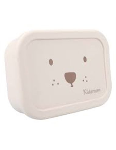 Lunch box silicone ourson sable