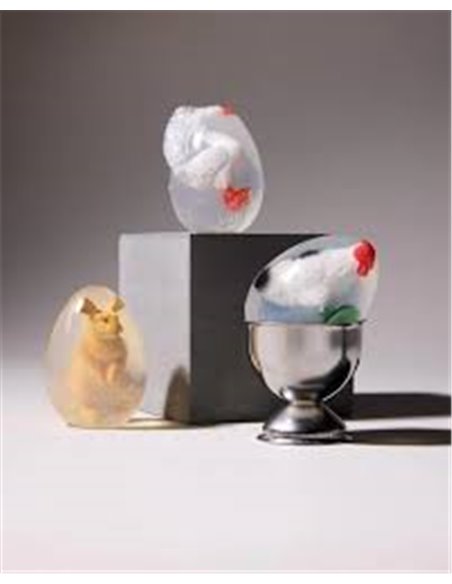 Savon Ludisoap - oeuf transparent artisanal pâques - Ludi Soap