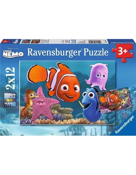 Puzzles 2x12 p - Némo le petit fugueur - Ravensburger