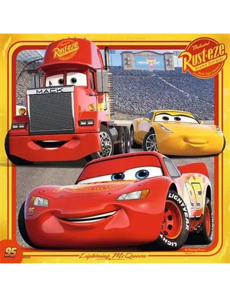 Puzzles 3x49 p – Les légendes de la route / Disney Cars - ravensburger