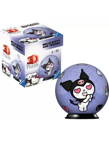 Puzzle 3D Ball 54p - Hello Kitty - ravensburger