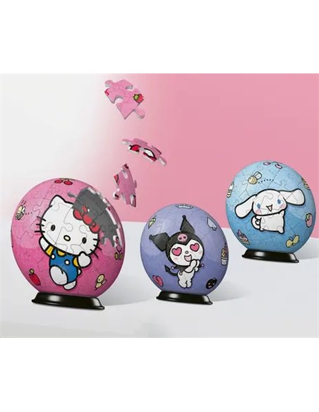 Puzzle 3D Ball 54p - Hello Kitty - ravensburger