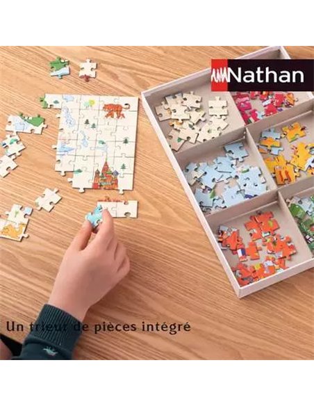 Nathan puzzle 250 p - Carte d'Europe