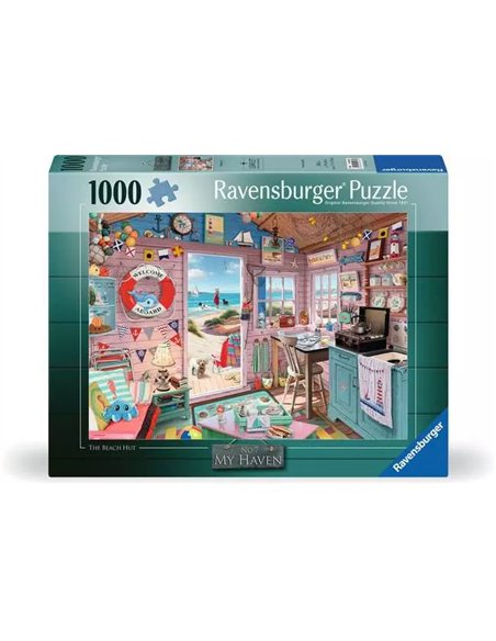 Puzzle 1000 p - Cabanon de la plage - ravensburger