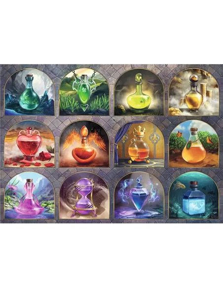 Puzzle 1000 p – Potions magiques
