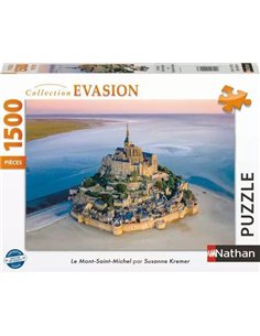 Puzzle nathan 1500 p - Le Mont-Saint-Michel