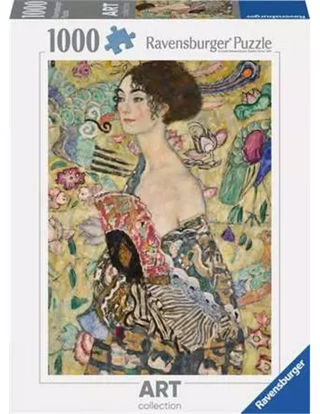 Puzzle 1000 p Art collection – La dame à l’éventail / Gustav Klimt