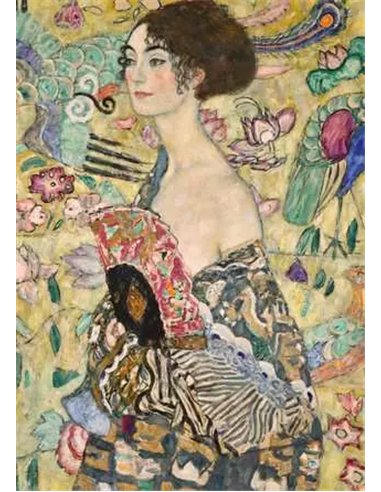 Puzzle 1000 p Art collection – La dame à l’éventail / Gustav Klimt