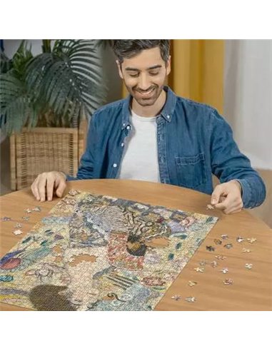 Puzzle 1000 p Art collection – La dame à l’éventail / Gustav Klimt