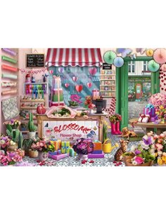 Puzzle 1000 p - La boutique de fleurs 2
