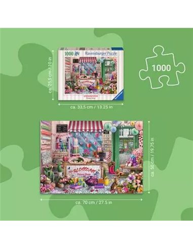 Puzzle 1000 p - La boutique de fleurs
