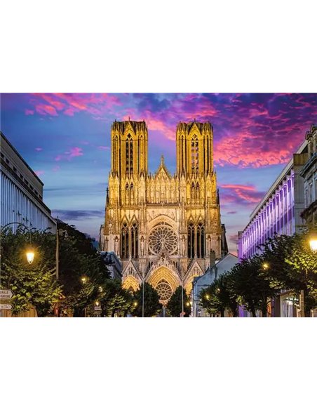 Nathan puzzle 1500 p - La splendeur de Reims (Collection Régions de France)