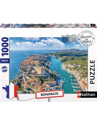 Nathan puzzle 1000 p - La citadelle de Bonifacio (Collection Régions de France)