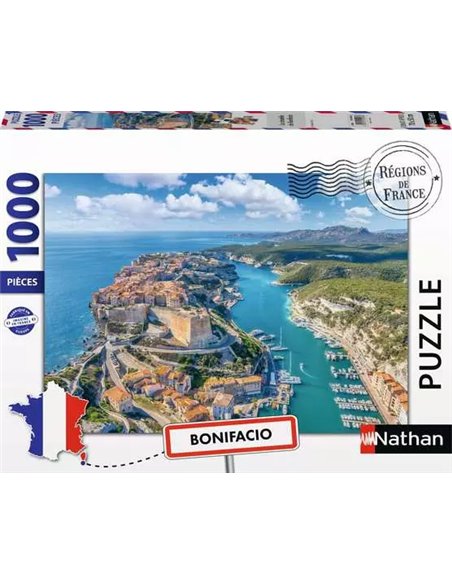 Nathan puzzle 1000 p - La citadelle de Bonifacio (Collection Régions de France)