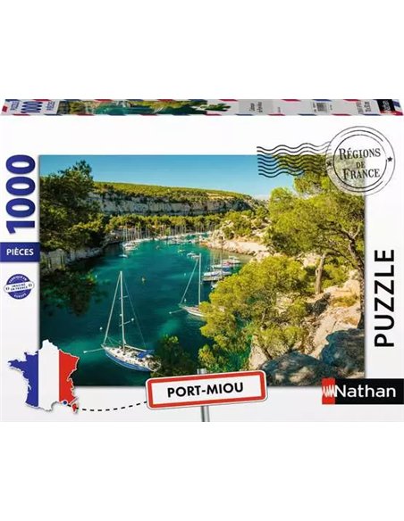 Nathan puzzle 1000 p - Calanque de Port-Miou (Collection Régions de France)