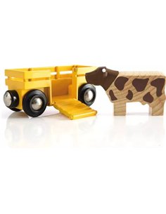 BRIO Wagon Transport de Betail 2