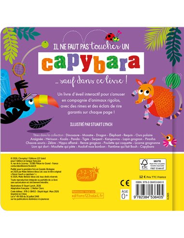 IL NE FAUT PAS TOUCHER UN CAPYBARA !
