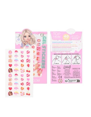 TOPModel Stickers gel pour ongles CANDY GLAM