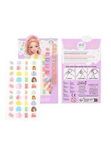 TOPModel Stickers gel pour ongles CANDY GLAM