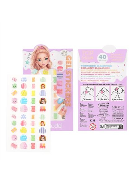TOPModel Stickers gel pour ongles CANDY GLAM