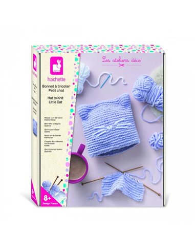 Kit Créatif - Bonnet Petit Chat À Tricoter - Janod
