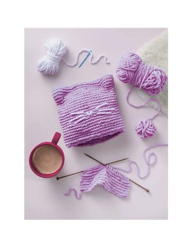 Kit Créatif - Bonnet Petit Chat À Tricoter - Janod