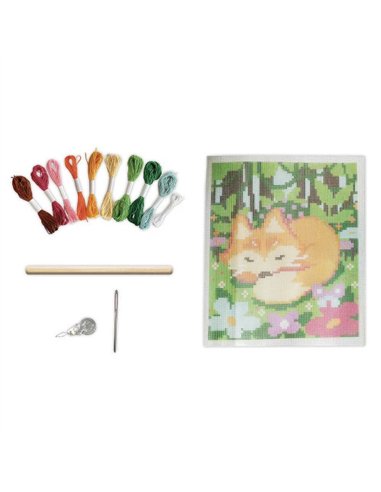 Kit Créatif - Canevas Petit Renard - Janod