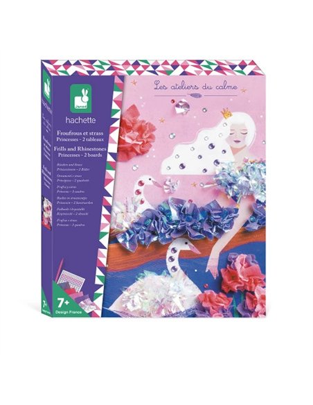 Kit Créatif - Froufrous à Piquer et Strass à Coller Princesses - Janod