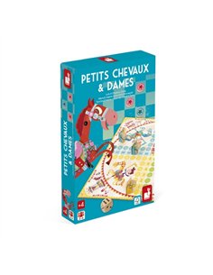 JEU DUO - PETITS CHEVAUX ET DAMES - Janod