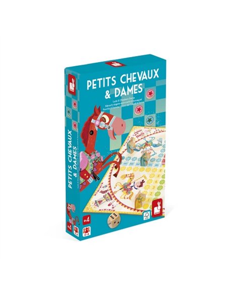 JEU DUO - PETITS CHEVAUX ET DAMES - Janod