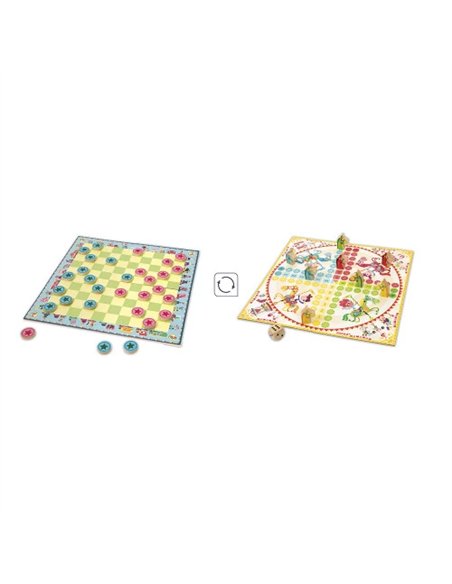 JEU DUO - PETITS CHEVAUX ET DAMES - Janod