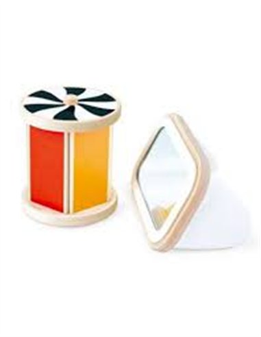 Tambour rotatif avec miroir Montessori - Hape
