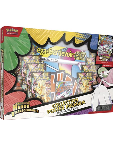 Pokémon ME2.5 méga évolution héros transcendants - collection poster premium méga - gardevoir
