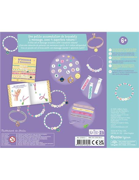 MA BOÎTE À BIJOUX - BRACELETS À MESSAGES - Auzou