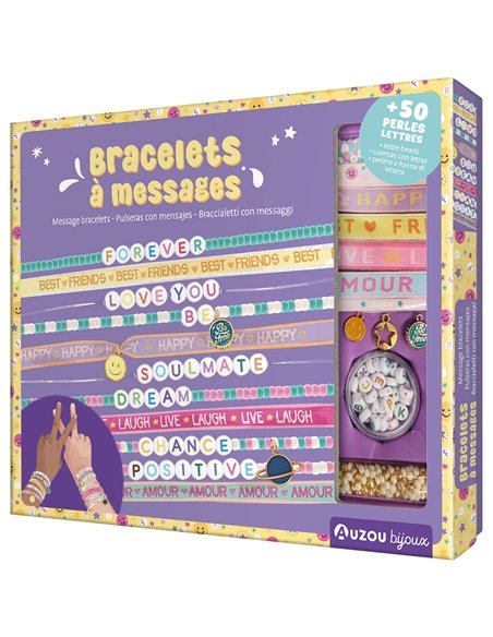 MA BOÎTE À BIJOUX - BRACELETS À MESSAGES - Auzou