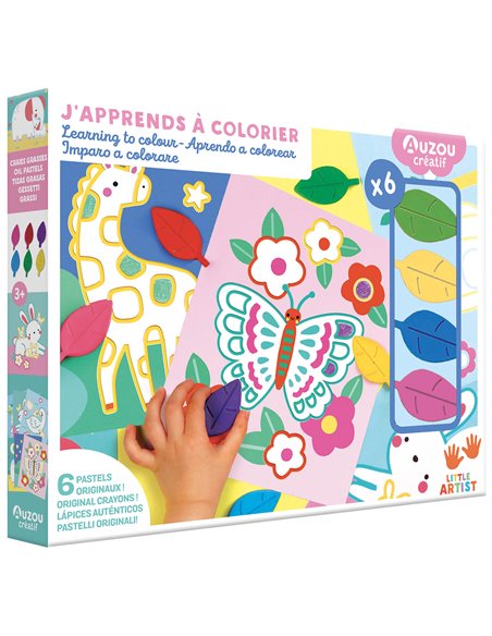 MON COFFRET D'ARTISTE - LITTLE ARTIST - J'APPRENDS À COLORIER - Auzou