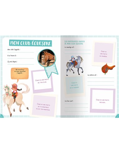 MON CARNET SECRET - CHEVAUX - Auzou