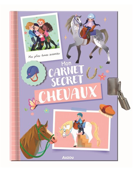MON CARNET SECRET - CHEVAUX - Auzou