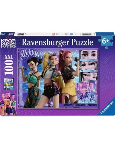 Puzzle 100p XXL Fans heureux, Honmoon heureux KPop Demon Hunters