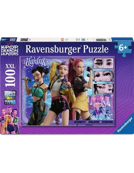 Puzzle 100p XXL Fans heureux, Honmoon heureux KPop Demon Hunters