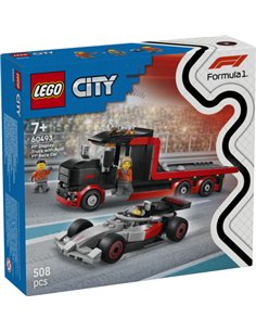 LEGO CITY 60493 - CAMION DE F1 AVEC VOITURE DE COURSE DE F1 AUDI
