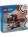 LEGO CITY 60493 - CAMION DE F1 AVEC VOITURE DE COURSE DE F1 AUDI