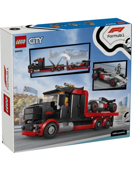 LEGO CITY 60493 - CAMION DE F1 AVEC VOITURE DE COURSE DE F1 AUDI