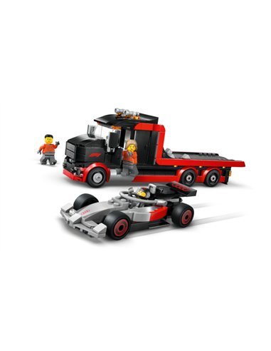 LEGO CITY 60493 - CAMION DE F1 AVEC VOITURE DE COURSE DE F1 AUDI