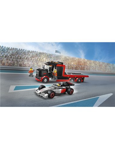 LEGO CITY 60493 - CAMION DE F1 AVEC VOITURE DE COURSE DE F1 AUDI