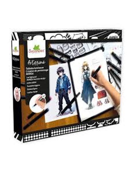 Tablette Lumineuse Rechargeable XL Manga - Sycomore