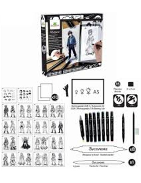 Tablette Lumineuse Rechargeable XL Manga - Sycomore